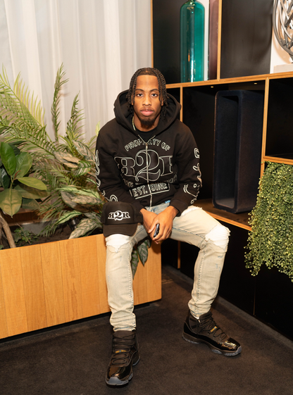 R2R x 9ine Starz : Property of R2R Zip Up (Black)