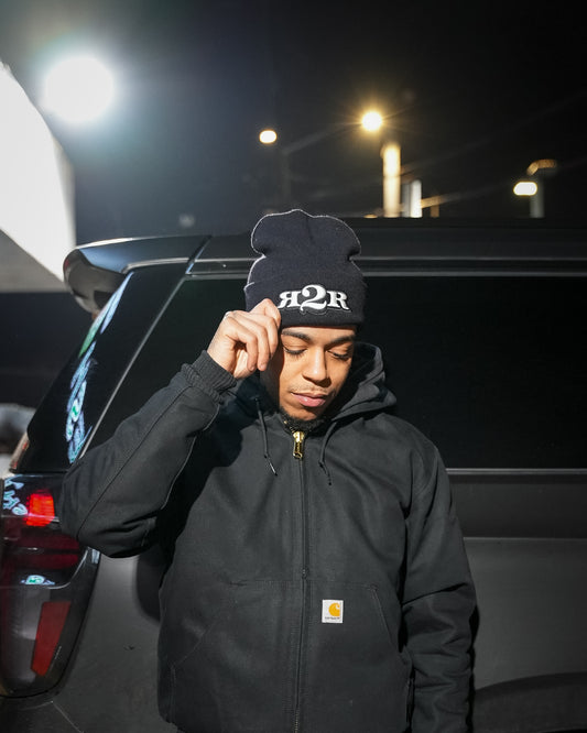 (BLACK) Classic R2R Beanie